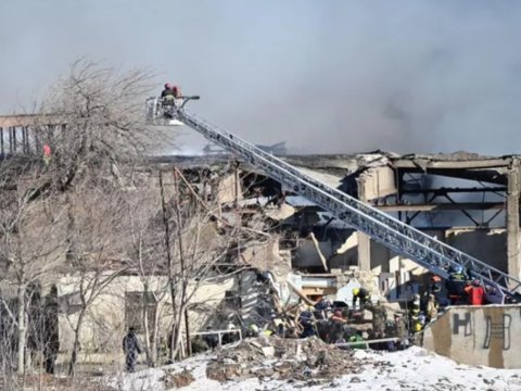 9 nəfərin ölümünə səbəb olan partlayışdan sonra... - VİDEO