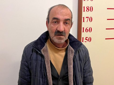 Qubada saxlanılan kişinin üzərində silah AŞKARLANDI