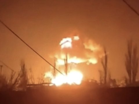 Ukrayna Rusiya ərazisindəki neft bazasını vurdu