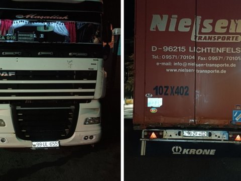 TIR-ın içində gizli şəkildə Azərbaycana gəlmək istədi - FOTO