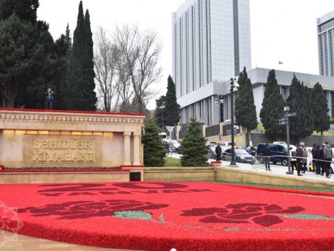 Dünya ölkələrində 20 Yanvar şəhidləri yad edilir - FOTOLAR