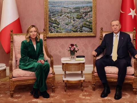 İtaliyanın Baş naziri Türkiyəyə gəldi - Ərdoğanla görüş