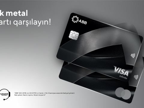ABB ölkəmizdə ilk metal ödəniş kartını təqdim etdi