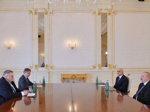 İlham Əliyev Overçuku qəbul etdi - FOTO