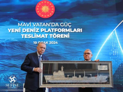 Türkiyə donanmasının yeni insansız gəmisi - FOTO