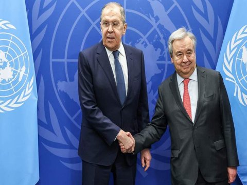 Lavrov Quterreşlə görüşüb