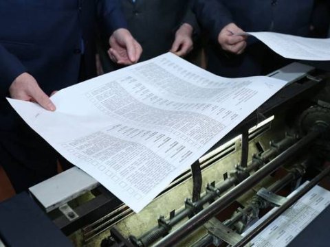 Seçki bülletenlərinin çapına BAŞLANILDI