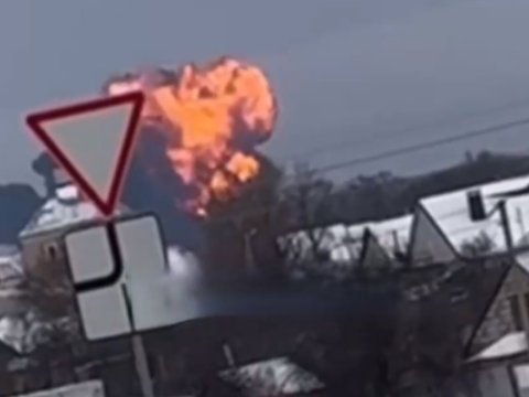 Rusiyada 65 ukraynalı əsiri daşıyan təyyarə qəzaya uğradı - VİDEO