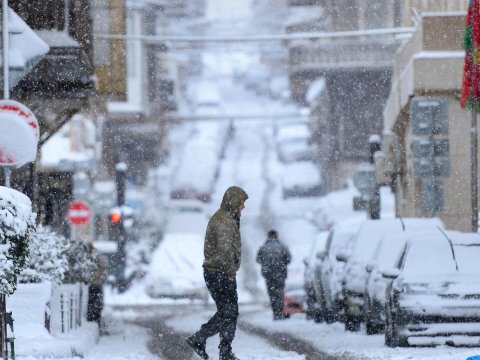 Qar yağır, 10 dərəcə şaxta var - Faktiki hava