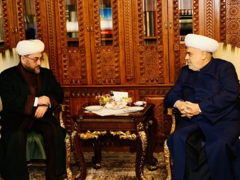 Şeyx Özbəkistan Müftisini qəbul edib