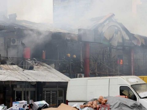 Belqradda güclü YANĞIN