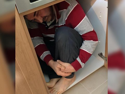 Şkafda gizlənən FETO-çu tutuldu