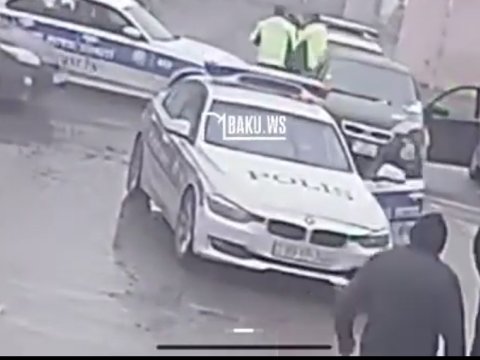 Avtoxuliqanı 3 DYP maşını belə saxladı - VİDEO