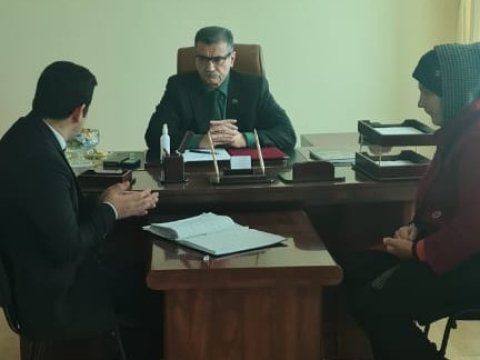 Novruz Aslanov seçiciləri ilə görüşdü - FOTOLAR