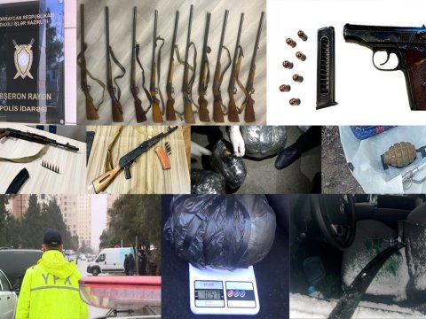 Polis Abşeronda əməliyyat keçirdi - Saxlanılanlar var