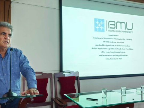 BMU-nun prorektoru Hindistanda beynəlxalq konfransda çıxış etdi