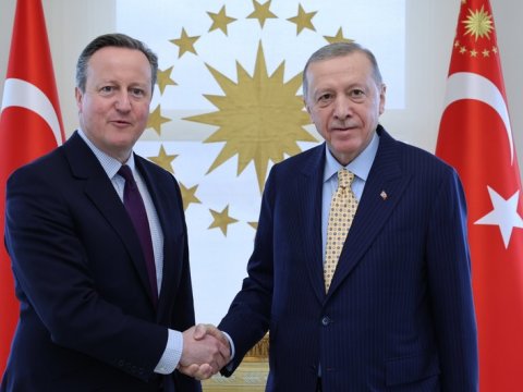 Ərdoğan Britaniya XİN başçısını qəbul etdi