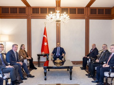 Blinkenin müavini Türkiyəyə gəldi, Fidanla görüşdü