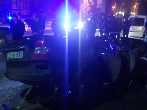 Gəncədə dəhşətli qəza - 2 nəfər öldü 