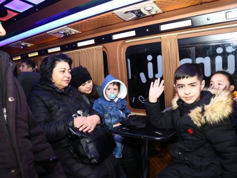 Doğma Füzuliyə daha 115 nəfər qayıtdı - FOTO