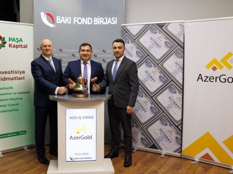“AzerGold”un yeni istiqraz layihəsi ilə bağlı mərasimi keçirilib