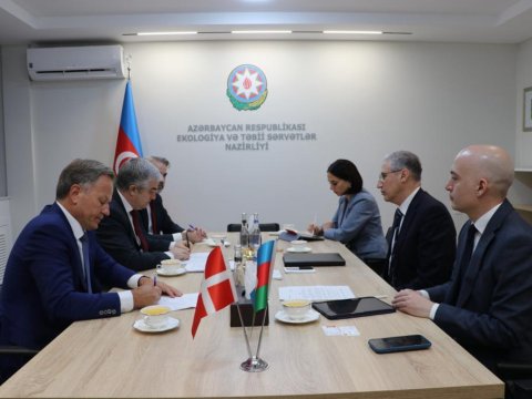 Nazir Danimarka Krallığının Azərbaycandakı səfiri ilə görüşdü