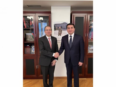 Hikmət Hacıyev Pakistan səfirini qəbul etdi
