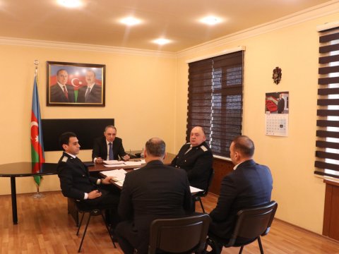Baş prokuror Xəzər rayonunda qəbul keçirib - FOTO