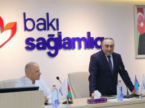 Bakı Sağlamlıq Mərkəzinin rəhbərliyi iclas keçirdi - FOTOLAR