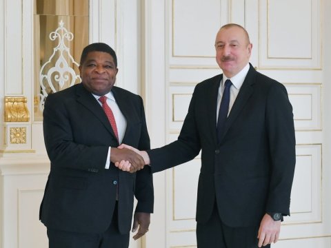 İlham Əliyev Baş katibi qəbul etdi