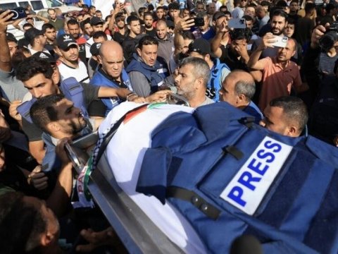 Qəzzada öldürülən jurnalistlərin SAYI