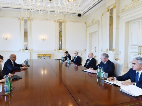 İlham Əliyev BMT-nin icraçı katibini qəbul etdi - YENİLƏNİB