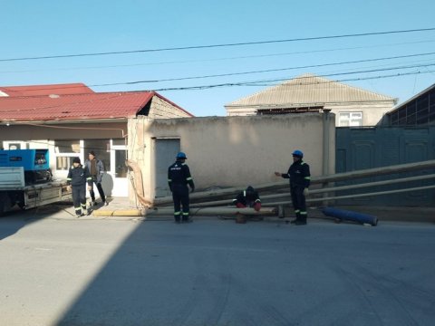 Yol qəzası 3 min abonenti qazsız qoydu