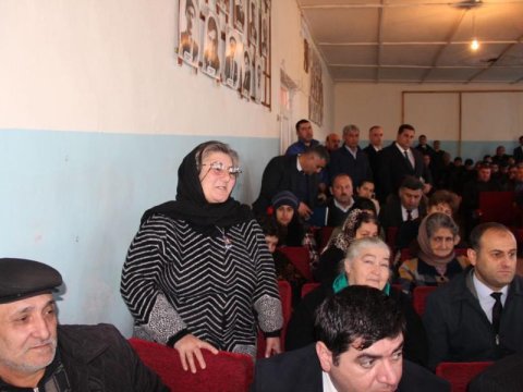 Goranboyun Qaradağlı kəndində səyyar qəbul keçirildi - FOTO