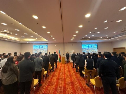 Diaspor Gəncləri İlham Əliyevin namizədliyini dəstəklədi