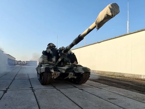 Döyüş texnikalarımız atəş mövqeyinə çıxarıldı - VİDEO