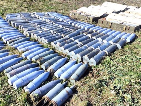 Xocalıda artilleriya mərmiləri aşkarlandı - FOTO