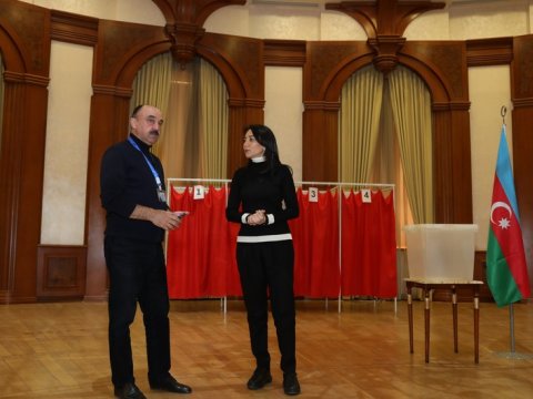 Ombudsman Xankəndi, Şuşa və Laçındakı seçki məntəqələrində - FOTO