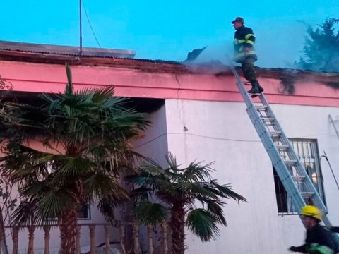 Füzuli Mərkəzi Kitabxanasında güclü YANĞIN