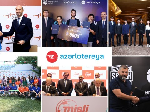 “Azərlotereya” KSM və sponsorluq fəaliyyətinin hesabatını açıqladı