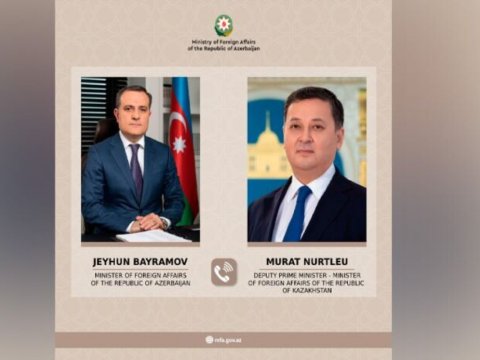 Ceyhun Bayramov həmkarını təbrik etdi