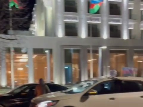 Şuşa küçələrində yürüş - VİDEO