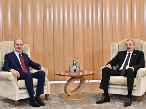 Kurtulmuş da İlham Əliyevi təbrik edib
