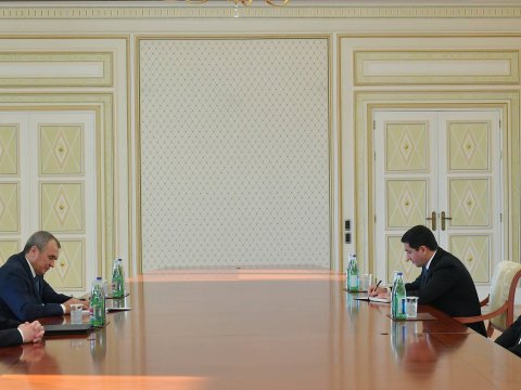 Lebedev Prezidentin qəbulunda