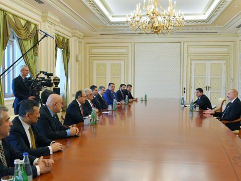 Prezident Türkiyə deputatlarını qəbul etdi