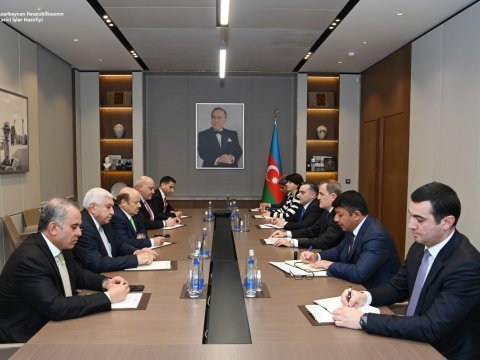 Ceyhun Bayramov iordaniyalı nümayəndələrlə GÖRÜŞDÜ