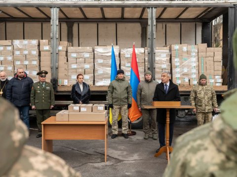 Ermənistan Ukraynaya humanitar yardım göndərdi