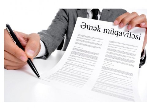 Əmək müqavilələrin sayı açıqlandı