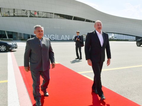 Rüstəm Minnixanov İlham Əliyevə məktub göndərdi