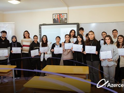 “Təhlükəsiz internet” layihəsi Quba və Lənkəran məktəblərində - FOTO